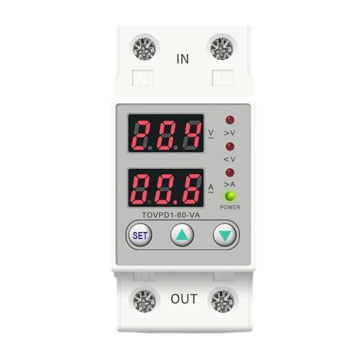 Relais de protection surtension 40A TOVPD1-63 contre les pannes d'appareils en 230V
