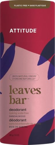 Attitude Zero Plastic Sandalwood Deodorant, 85 GR