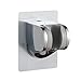 GwernKB Shower Head Holder Strong Adhesive No Drilling Wall Mount Adjustable Handheld Showerhead Bracket for RV Kids Bathroom Shower,Fix Firmly and Use Conveniently (Silver, 1)