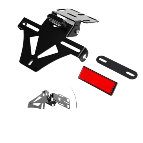 Support plaque moto universel angle réglable pour remplacer la bavette