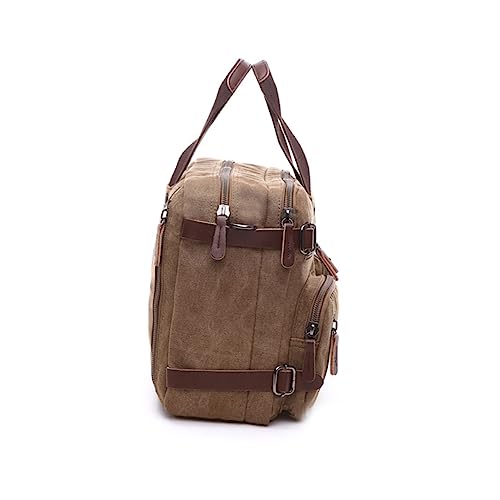 VALICLUD canvas backpack canvas handbag canvas shoulder bag canvas vintage bag canvas rucksack briefcase business bag Shoulder Bags portable travel4