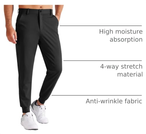Libin Men's Lightweight Golf Joggers