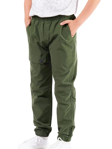 Pantalones de trekking impermeables para niños para evitar ropa mojada en montaña