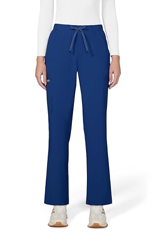 KOI Basics Women's Holly Cargo Scrub Pants, 8 Pockets,...