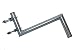 Produktbild SkyRevolt Z-Ausleger 50 cm Rohr 42 mm mit Zahnschellen Geländer-Ausleger SAT-Antenne Mast-Ausleger Z-Halterung für Satellitenschüssel Stahl verzinkt