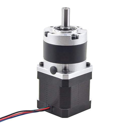 Moteur pas à pas Nema 17 planétaire 5:1 pour imprimante 3D et robotique avec arbre de sortie 8mm