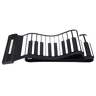 ATRNA Piano Portable, 88 Touches Pliable Roll Up Piano Clavier électronique USB Hand Roll Piano, Clavier MIDI Professionnel - Les Beatles, Paul McCartney, John Lennon, RIngo Starr, George Harrison