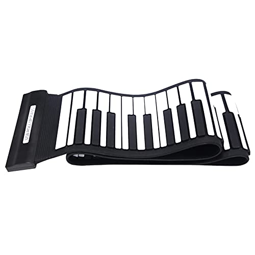 ATRNA Piano Portable, 88 Touches Pliable Roll Up Piano Clavier électronique USB Hand Roll Piano, Clavier MIDI Professionnel - Les Beatles, Paul McCartney, John Lennon, RIngo Starr, George Harrison ATRNA Piano Portable, 88 Touches Pliable Roll Up Piano Clavier électronique USB Hand Roll Piano, Clavier MIDI Professionnel
