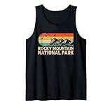 escursioni & campeggio lover retro rocky mountain national park canotta