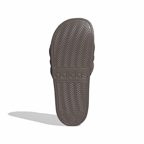 adidas adidas Unisex-Adult Adilette Suede, Earth Strata/Earth Strata/Earth Strata, 7