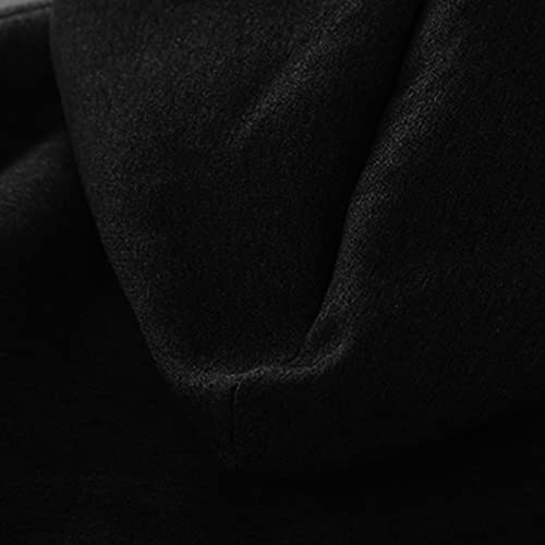 Uodsvp Rain Coats For Women, Women's Winter Coat Coats Light Down Jacket Women Plus Women's Casual Warm Lined Zip Up Hooded Sweatshirt Jacket Coat Plaid Woman Jackets Elegant (4Xl, Black) #TOP4