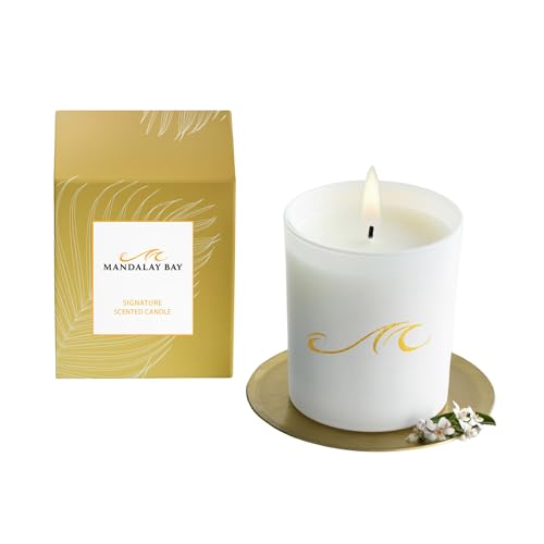 Mandalay Bay Candle - Luxury Hotel Fragrance - Soy Blend Wax - Coconut, Pineapple, Banana, Clove - Signature Scent - 8.25 oz