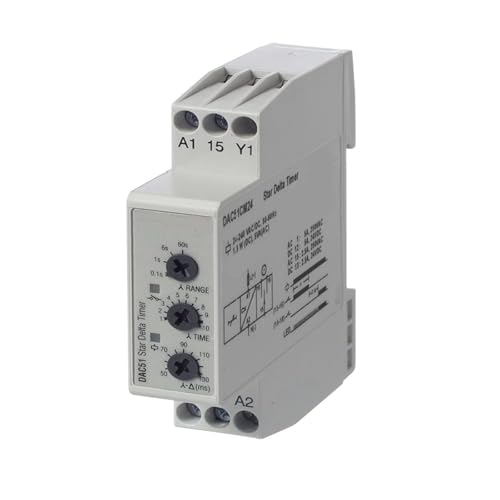 Minuterie de démarrage moteur DAC51CM24 relais retard réglable 24-240V