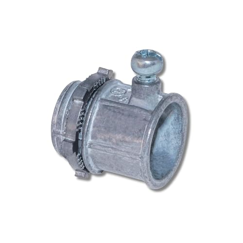 ProConnex TC-502 EMT Set Screw Connector 3/4-Inch, 25-Pack (Gray)