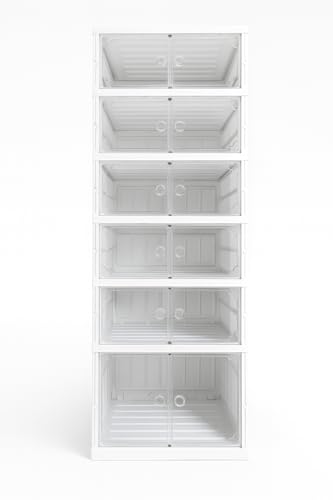 AnacondaGrip Shoe Rack (6-Tier) White