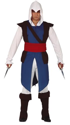 FIESTAS GUIRCA Disfraz de Hombre Asesino mercenario Ezio