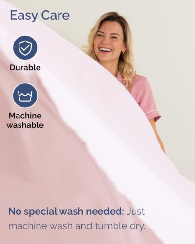 Image of Extra Deep Flex Top Split Head King Sheet Set - 6 Piece Breathable and Cooling Sheets - Hotel Luxury Bedding for Women, Men, Kids & Teens - Easy Secure Fit - Extra Deep Pockets - Lavender Pink