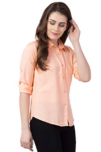 Image of FUNDAY FASHION Women's Rayon Blend Regular Fit Long Sleeve All Purpose Shirt