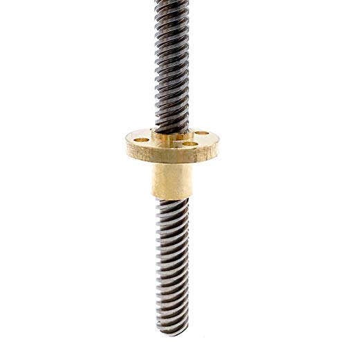 Lysee 3D Printer Parts & Accessories - Lead Screw T8 Linear Guide 3D Printers Parts Trapezoidal Screws with nut - (Color: 550mm with nut)