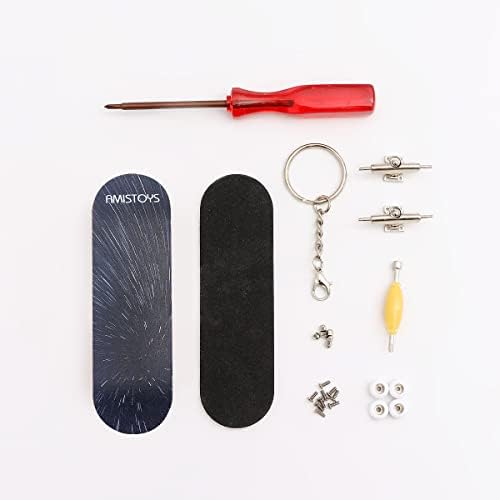 AMISLABTOYS Finger Skateboards Wood fingerboards pro fingerboards Handboard Skateboard Finger Boards Set 1pack 30mm*100mm