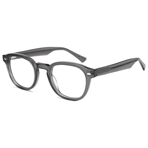 Image of Dollger Blue Light Blocking Glasses for Men Women Retro Round Anti Eye Strain Computer Gaming BlueLight Eyeglasses