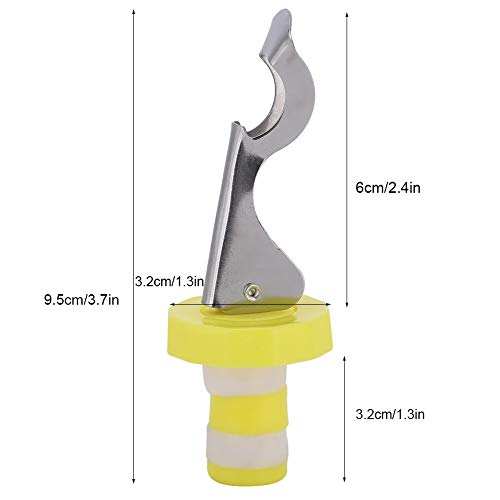 Protetor de vinho, fácil de operar, moderno, bonito, com boa vedação, para amantes de champanhe, par