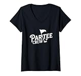 Photo Gallery donna par tee crew squad golf lover golf putter team fun maglietta con collo a v Photo Gallery donna par tee crew squad golf lover golf putter team fun maglietta con collo a v