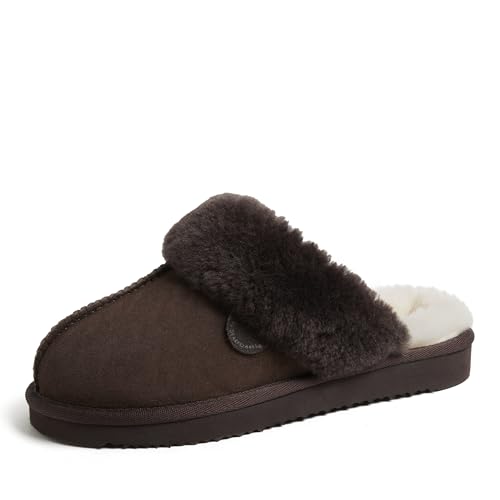 Image of Fireside by Dearfoams womens Sydney Genuine Shearling Scuff