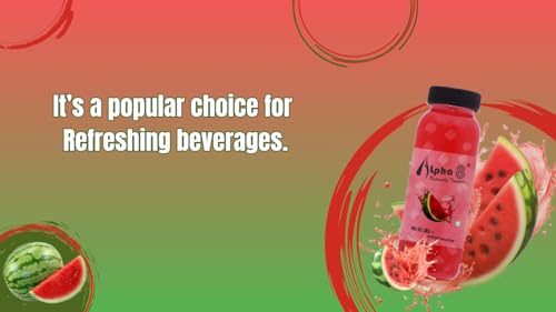 Image of ALPHA 8 Natural Energizer & Immunity Booster, Healthy Juice, Real Natural Taste Watermelon Pack of 24 4800 ml