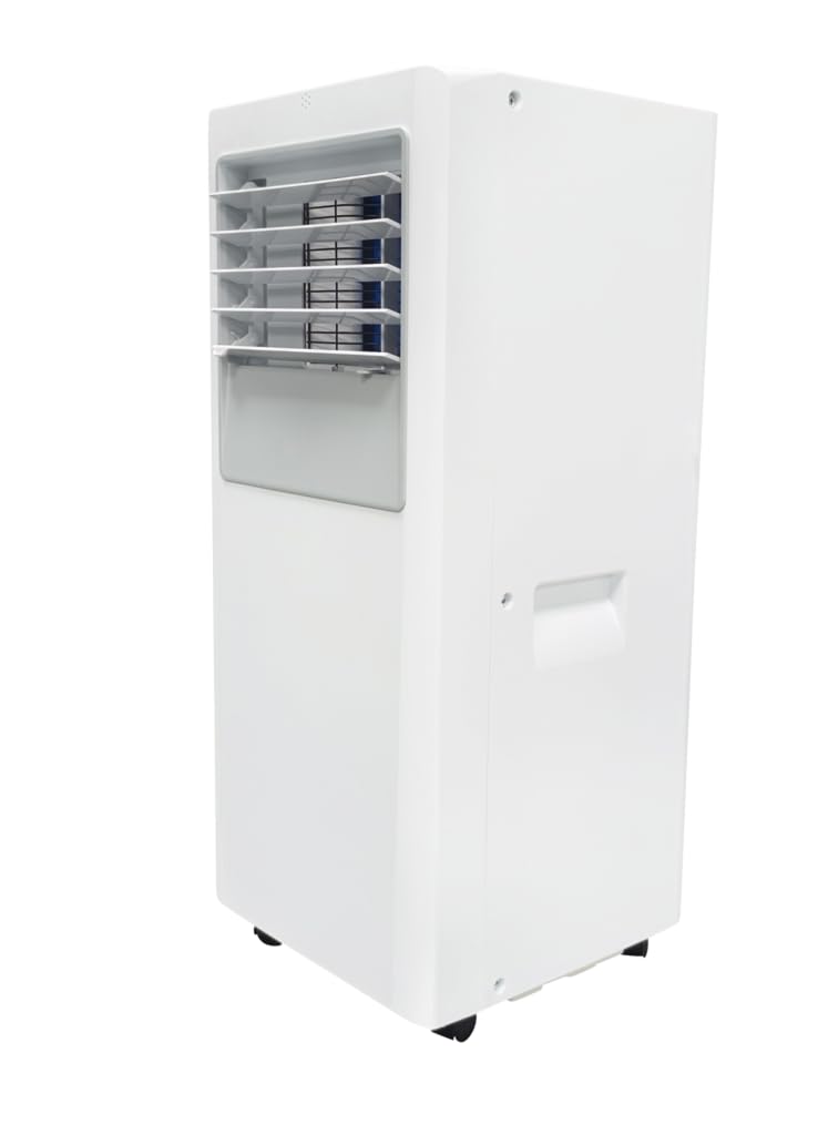 Qlima Climatizzatore Mobile P 3020 – 2000 W – 7000 BTU – Compatto e Mobile – per Ambienti fino a 65 m³ – Raffreddamento e Deumidificazione – Modalità Sonno e Timer – con Telecomando – R290