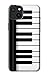 R3078 Black and White Piano Keyboard Case Cover for iPhone 15 Plus