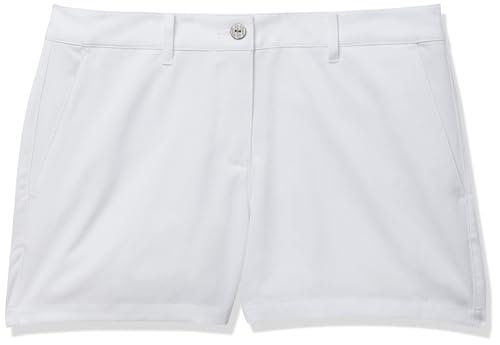 PUMA Girl's Short, White Glow, XL