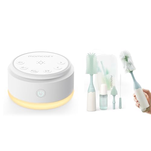 Image of Momcozy Sound Machine for Baby & Momcozy Bottle Brush Kit