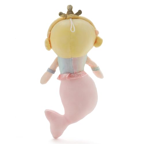 Image of Light Pink Mermaid Soft Toy for Kids with Cute Hug-Friendly Plush for Babies, Toddlers & Children Safe, Lightweight & Easy to Clean (35CM)