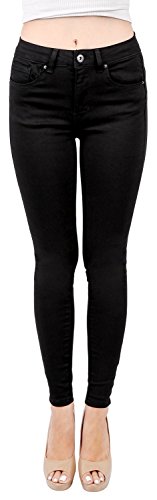 Wax Women's Juniors Basic Stretchy Fit Skinny Jeans