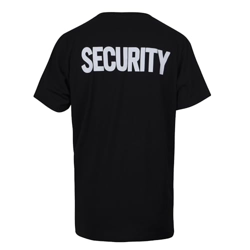 Security Shirt | Printed on Front/Back | Guard T-Shirt 2 Sided Print | Event Staff Safety Tee3