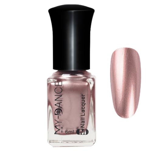 Metallischer Nagellack - 6ML Spiegelnagellack Effekt Nagellack - Metal Chrome Nagelack, Quick Dry...