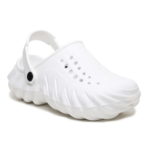 Image of JUSAN Men's Lightweight Comfort Clogs | Soft Cushion Slip-On Garden & Beach Clogs for Men | Breathable Waterproof Sandals with Non-Slip Sole | Casual Outdoor Summer Footwear for Men