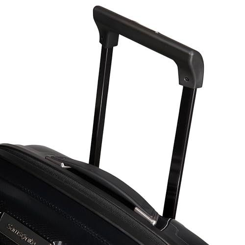 Image of Samsonite Proxis Global Carry-On Hardside Luggage with Dual Spinner Wheels, Airline Approved - Innovative Roxkin Lightweight Shell With Ultimate Durability- TSA Lock, Telescopic Handle - Black