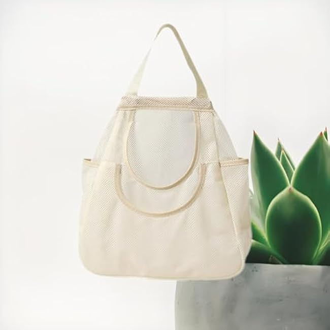 Kitchen The cooking Tool Accessories ³ø·¿´Ð½ªËâÍø¸ñÊÕÄÉ´ü±Ú¹Òʽ¹ûÊß¶àÓÃ;´¢Îï´ü¼ÒÓôóÈÝÁ¿Í¸ÆøÍø¶µ