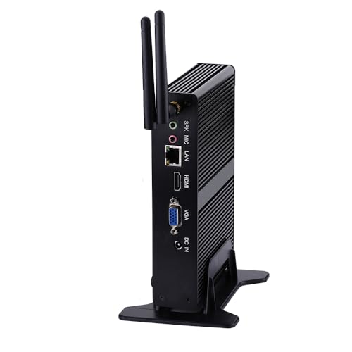 HTPC Mini PC Barebone Windows 11 Ordinateur Compact sans RAM