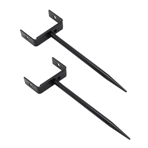 QZATTCAEN Rainwater Downspout Bracket - Heavy-Duty Galvanized Iron with Eco-Friendly Coating, Adjustable Size, Rust-Proof Anchor for Pipe Support, Easy Installation (2 Pack)