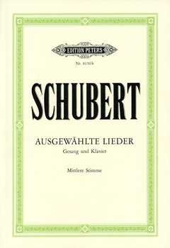 Alcuni Lieder – arrangiamento per canto – Medie e voce (mezzo/Medium Voice) – Pianoforte [Note musicali/holzweißig] Compositore: Franz Schubert