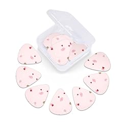 Lot de 12 médiators en forme de cœur rose et rouge pour guitare électrique et basse - Les Beatles, Paul McCartney, John Lennon, RIngo Starr, George Harrison Lot de 12 médiators en forme de cœur rose et rouge pour guitare électrique et basse – Image 6