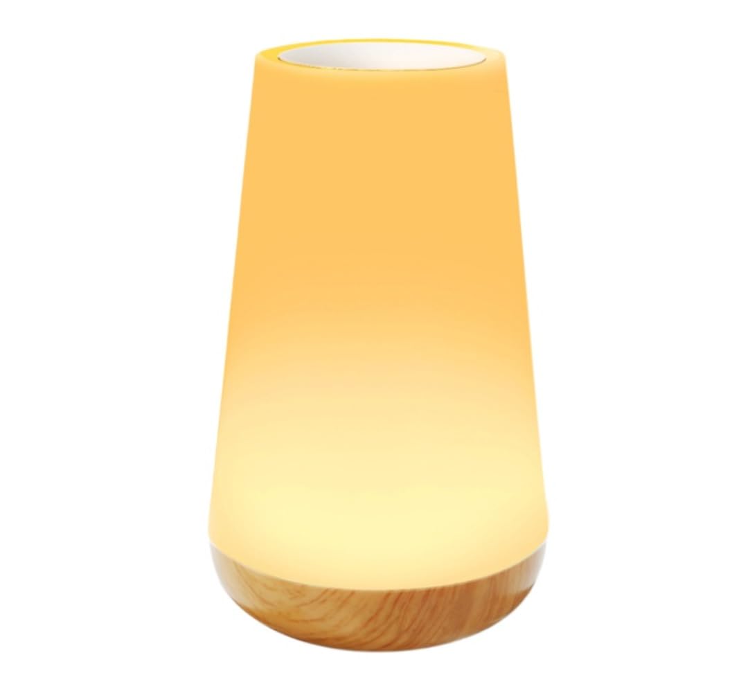 Anso White Led Touch Desk Lamp Portable Table Sensor Control Bedside Night Light Usb Charging Remote Control Lamp
