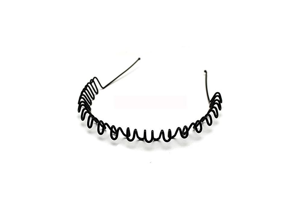 Oyshome Men's And Women's Black Chain Metal Hair Band-picture-10