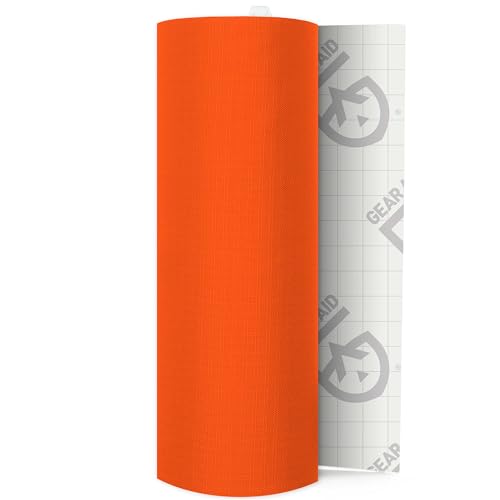 Image of GEAR AID Tenacious Tape 3 inch x 20 inch Nylon Fabric Repair, Orange, 1 Roll | Peel-and-Stick Repair Tape That Fixes Holes and Rips in Puffy Jackets, Rain Gear, Tents, Sleeping Bags and Outdoor Gear.