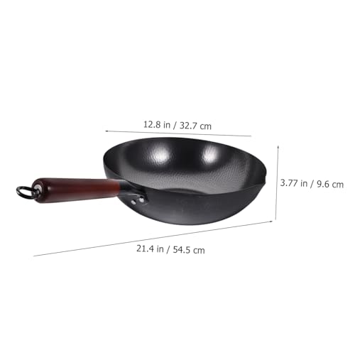 Wok de hierro forjado antiadherente STOBAZA miniatura 4