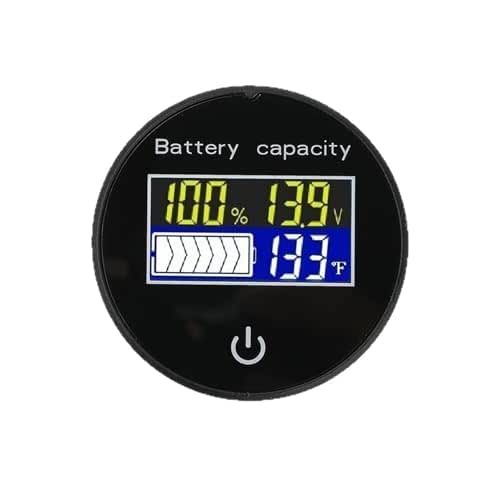 10-100V Battery Voltmeter Capacity Power Meter LiFePO4 Battery Tester Temperature