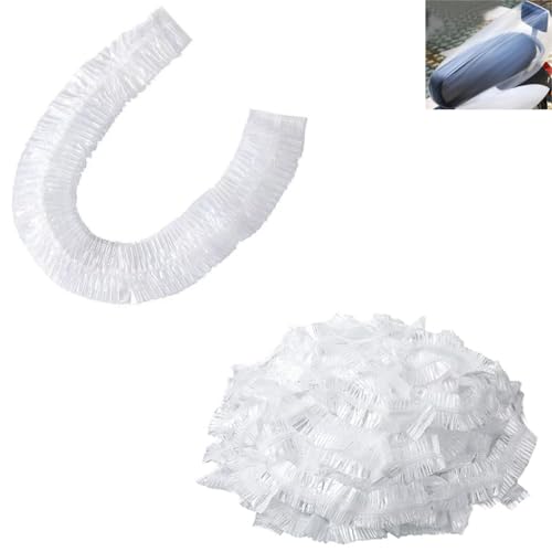 YehVeh 10 Pack Disposable Motorcycle Seat Cover Waterproof Gas Scooter Seat Rain Cover Dust Covers for Two-up Seat Driver Passenger Seat Cushion Mini Bike Dirt Bike Saddle Seats Street Scooters